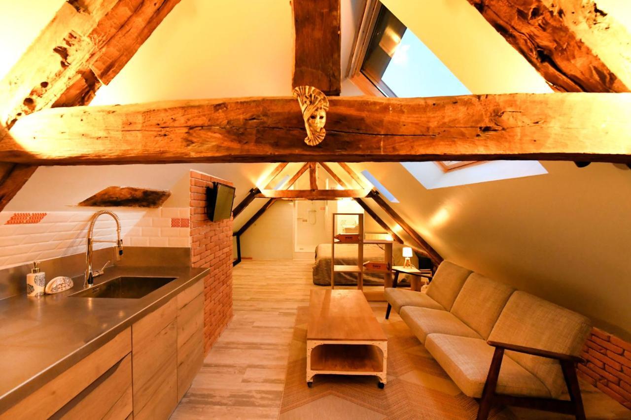 Appartamento Loft Sous Les Combles - Loft Under The Rafter Rodez Esterno foto
